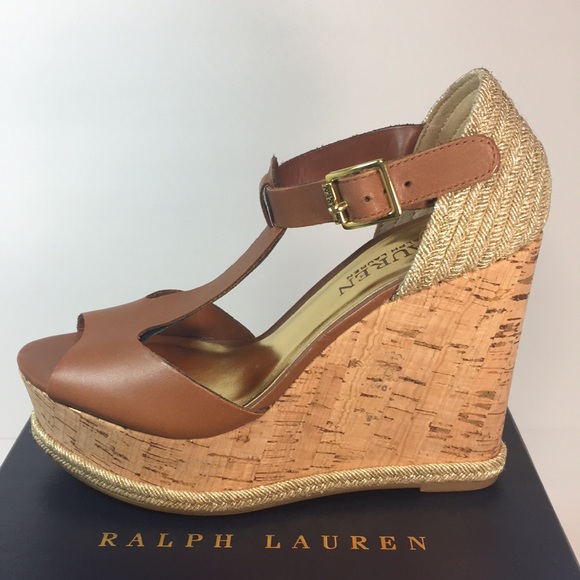 🤎RALPH LAUREN🤎BROWN SHEILA ESPADRILLE WEDGE SANDAL-SIZE 5.5B-NOT FOR SALE. - Picture 4 of 13